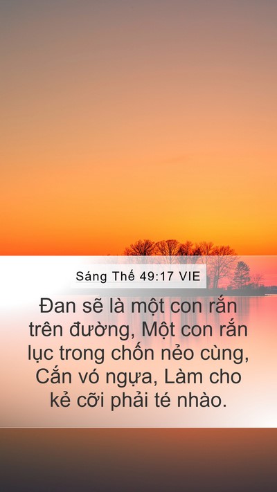 Sáng Thế 49:17 VIE Bible Verse Image