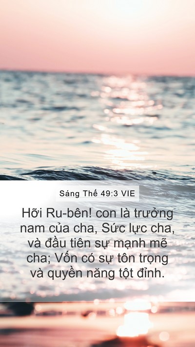 Sáng Thế 49:3 VIE Bible Verse Image