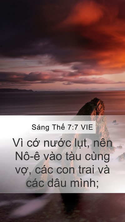 Sáng Thế 7:7 VIE Bible Verse Image
