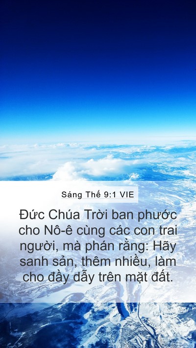 Sáng Thế 9:1 VIE Bible Verse Image