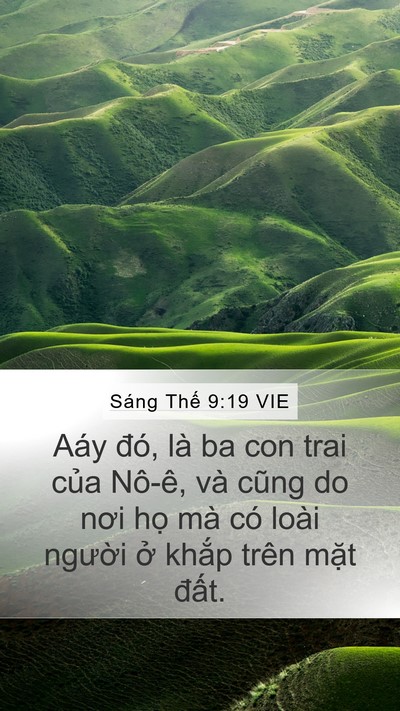 Sáng Thế 9:19 VIE Bible Verse Image