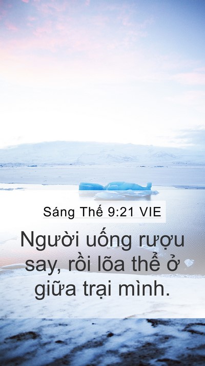 Sáng Thế 9:21 VIE Bible Verse Image