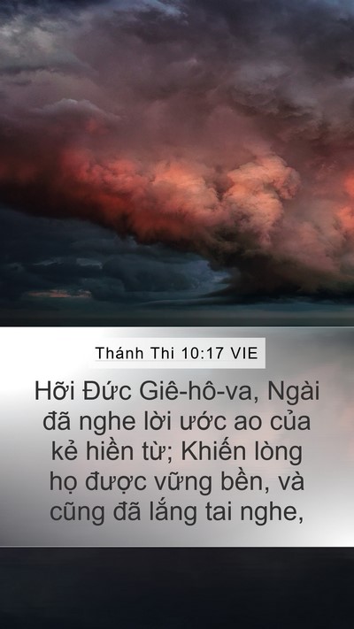 Thánh Thi 10:17 VIE Bible Verse Image
