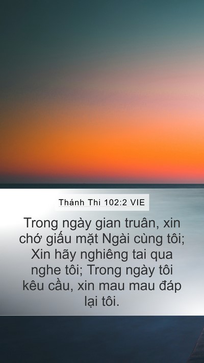 Thánh Thi 102:2 VIE Bible Verse Image