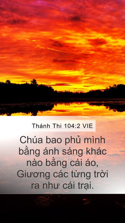 Thánh Thi 104:2 VIE Bible Verse Image