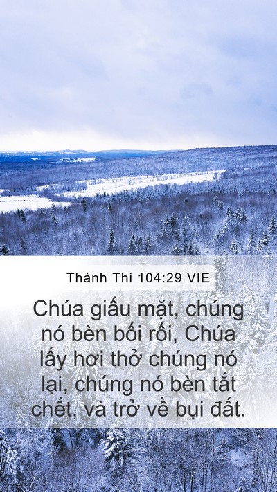 Thánh Thi 104:29 VIE Bible Verse Image