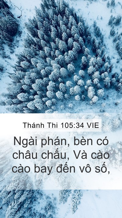 Thánh Thi 105:34 VIE Bible Verse Image