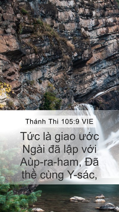 Thánh Thi 105:9 VIE Bible Verse Image