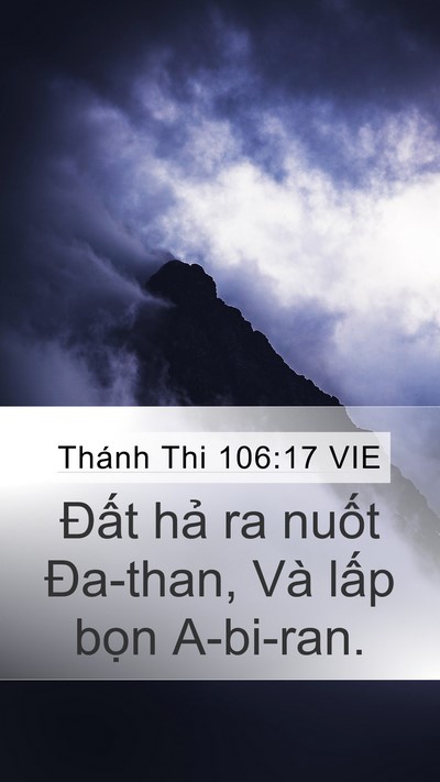 Thánh Thi 106:17 VIE Bible Verse Image
