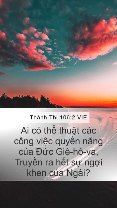 Thánh Thi 106:2 VIE Bible Verse Image