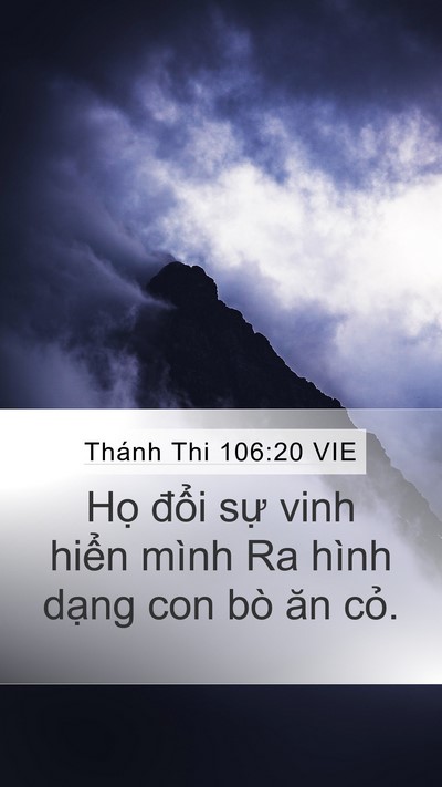 Thánh Thi 106:20 VIE Bible Verse Image