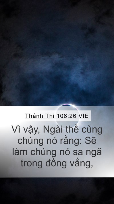 Thánh Thi 106:26 VIE Bible Verse Image