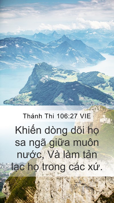 Thánh Thi 106:27 VIE Bible Verse Image