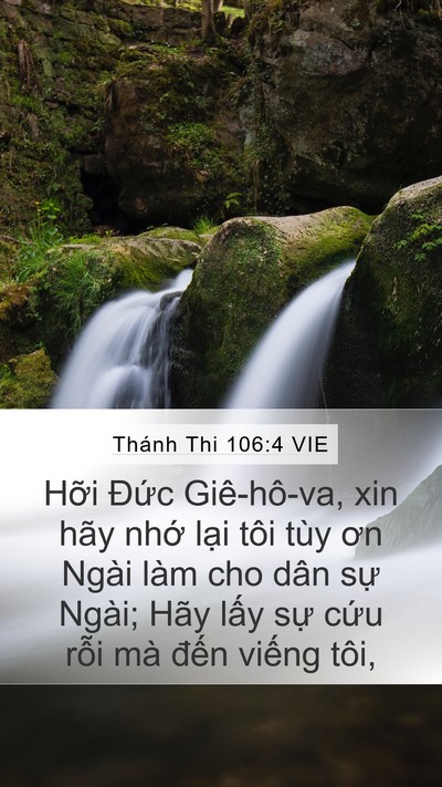 Thánh Thi 106:4 VIE Bible Verse Image