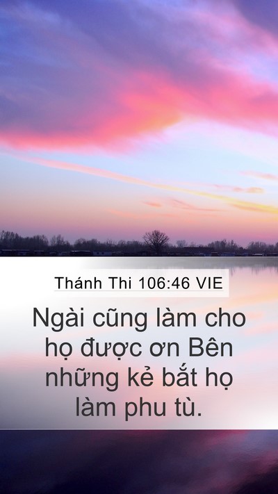 Thánh Thi 106:46 VIE Bible Verse Image