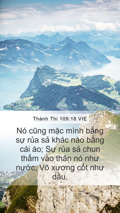 Thánh Thi 109:18 VIE Bible Verse Image
