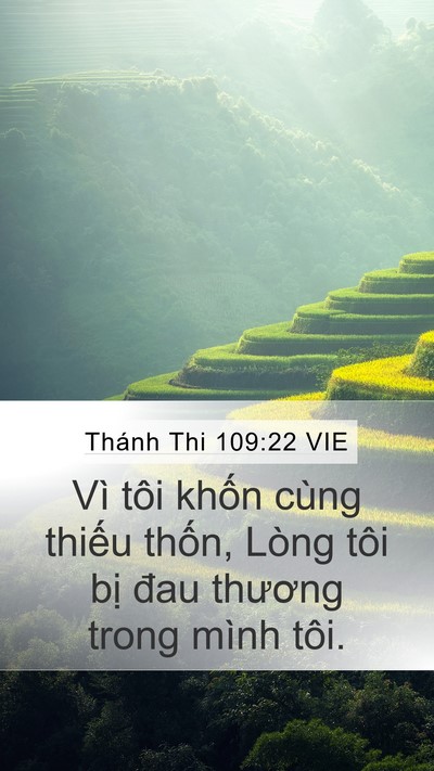 Thánh Thi 109:22 VIE Bible Verse Image