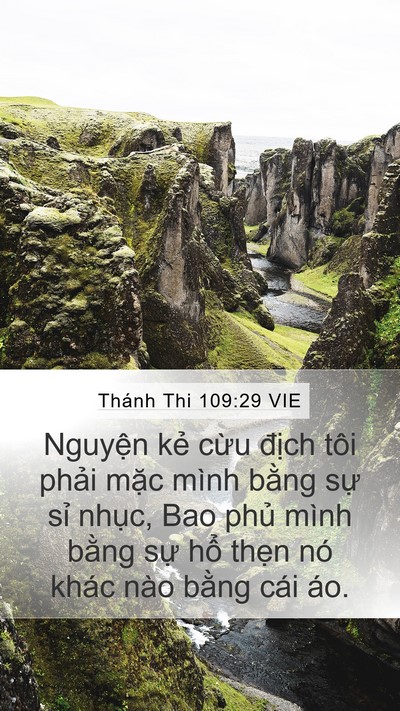 Thánh Thi 109:29 VIE Bible Verse Image