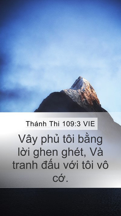 Thánh Thi 109:3 VIE Bible Verse Image