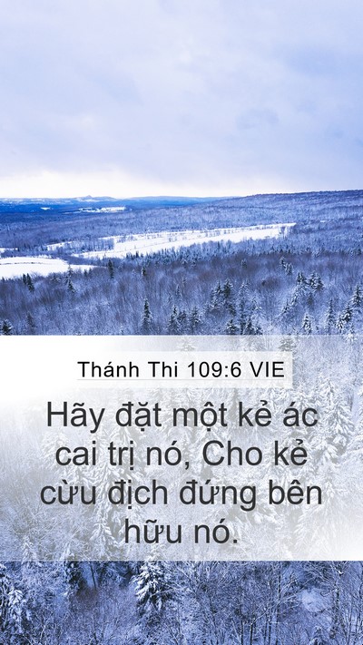 Thánh Thi 109:6 VIE Bible Verse Image