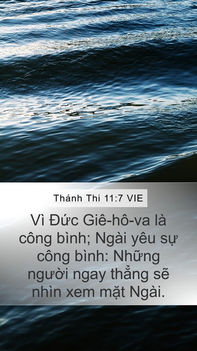 Thánh Thi 11:7 VIE Bible Verse Image