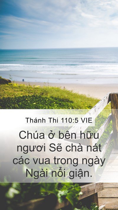 Thánh Thi 110:5 VIE Bible Verse Image