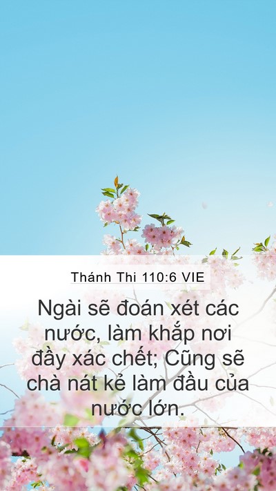 Thánh Thi 110:6 VIE Bible Verse Image