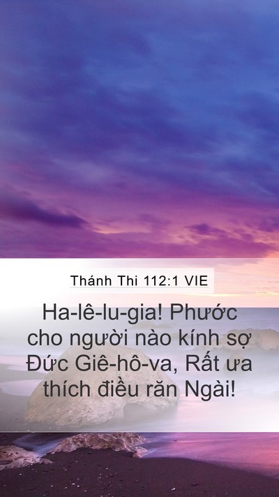 Thánh Thi 112:1 VIE Bible Verse Image