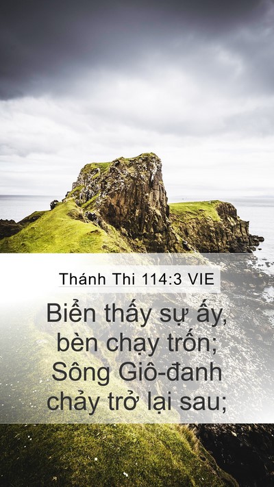 Thánh Thi 114:3 VIE Bible Verse Image