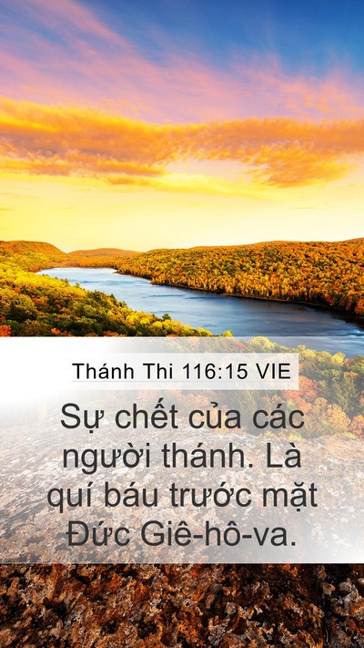 Thánh Thi 116:15 VIE Bible Verse Image