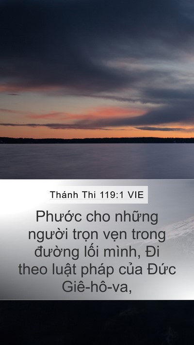 Thánh Thi 119:1 VIE Bible Verse Image