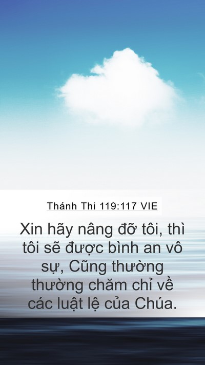 Thánh Thi 119:117 VIE Bible Verse Image