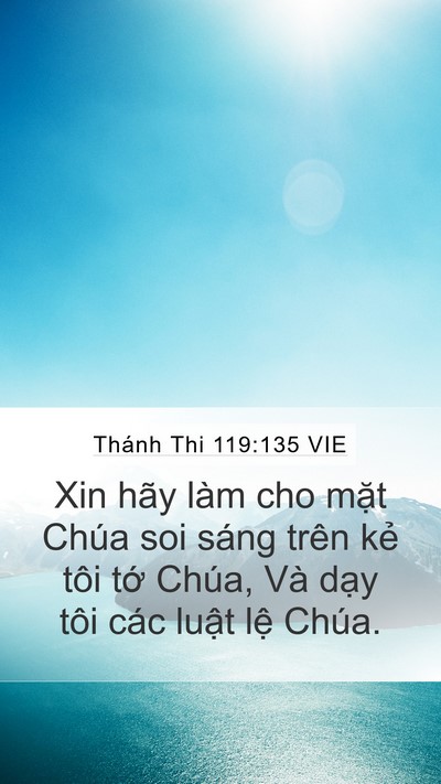 Thánh Thi 119:135 VIE Bible Verse Image