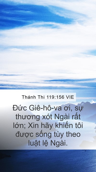 Thánh Thi 119:156 VIE Bible Verse Image