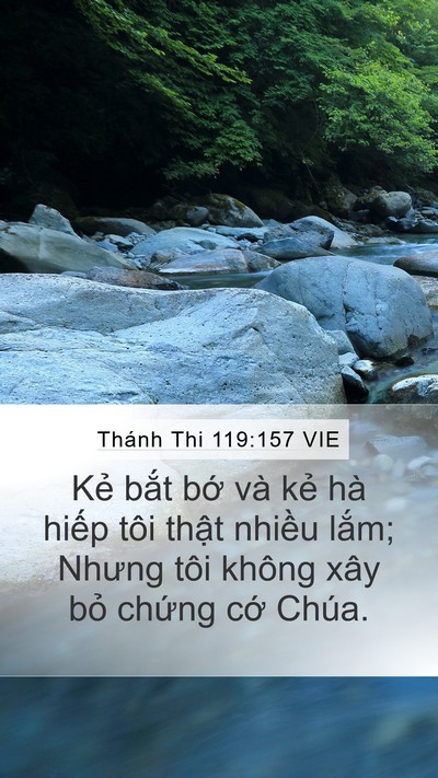 Thánh Thi 119:157 VIE Bible Verse Image