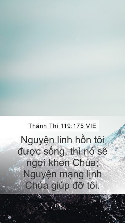 Thánh Thi 119:175 VIE Bible Verse Image
