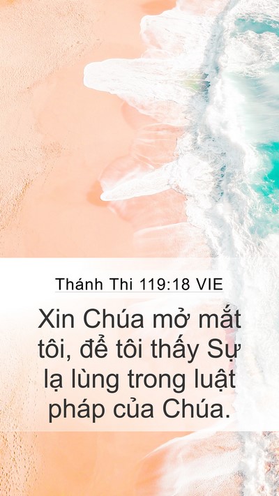 Thánh Thi 119:18 VIE Bible Verse Image