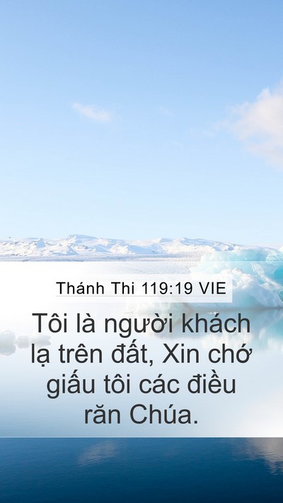 Thánh Thi 119:19 VIE Bible Verse Image