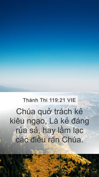 Thánh Thi 119:21 VIE Bible Verse Image