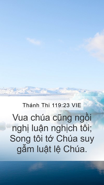 Thánh Thi 119:23 VIE Bible Verse Image