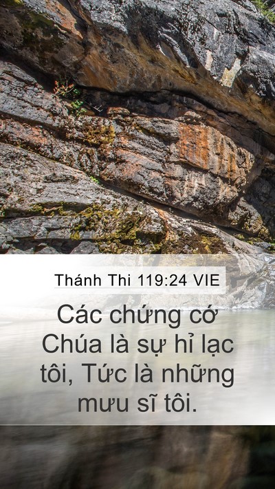 Thánh Thi 119:24 VIE Bible Verse Image