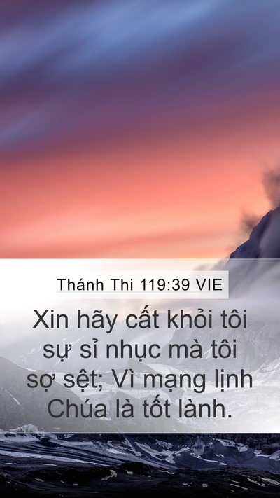 Thánh Thi 119:39 VIE Bible Verse Image