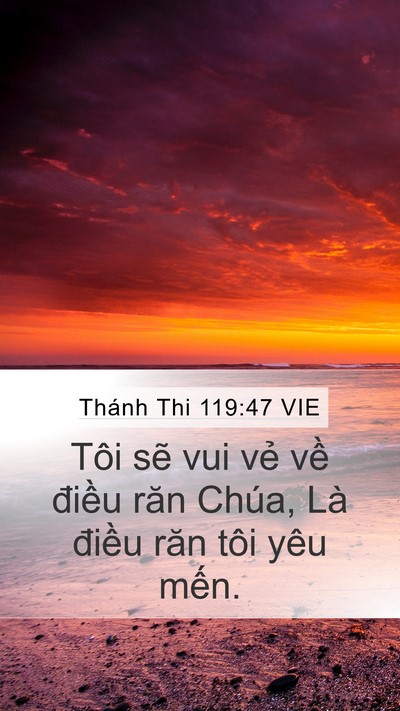 Thánh Thi 119:47 VIE Bible Verse Image
