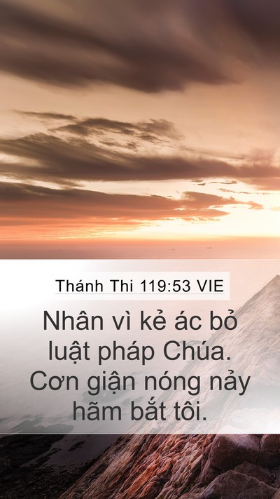Thánh Thi 119:53 VIE Bible Verse Image