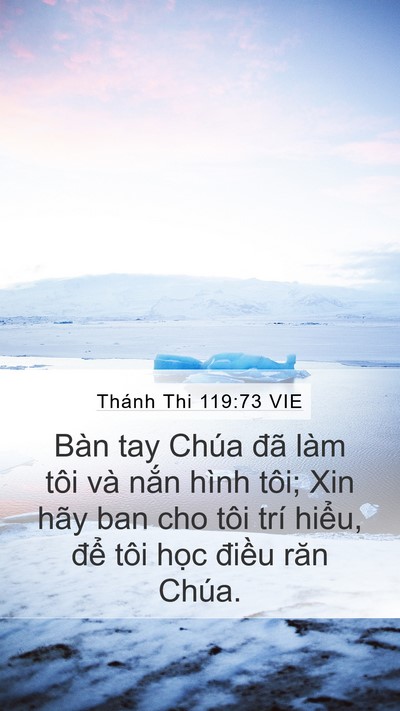Thánh Thi 119:73 VIE Bible Verse Image