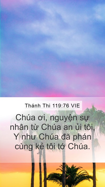 Thánh Thi 119:76 VIE Bible Verse Image