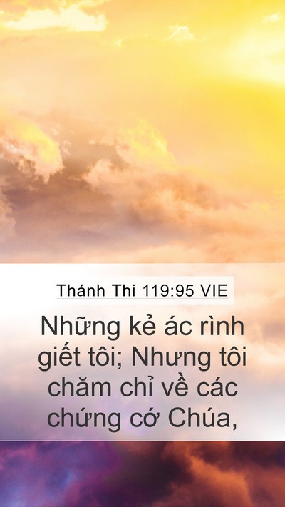 Thánh Thi 119:95 VIE Bible Verse Image