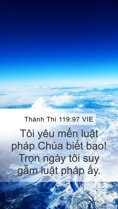 Thánh Thi 119:97 VIE Bible Verse Image
