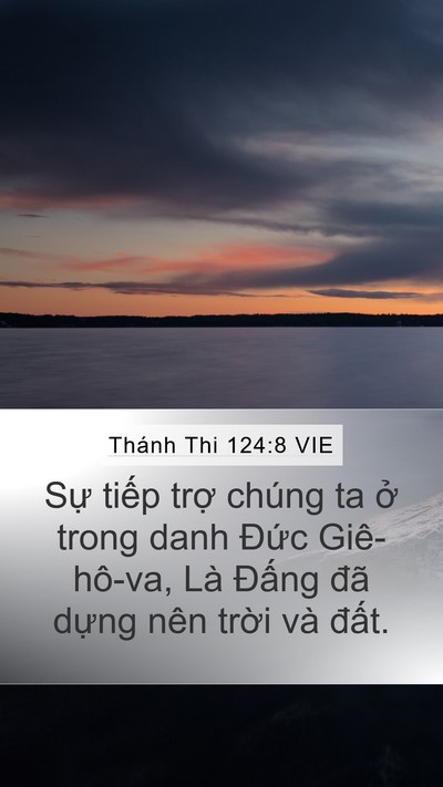 Thánh Thi 124:8 VIE Bible Verse Image