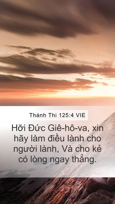 Thánh Thi 125:4 VIE Bible Verse Image